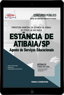 Apostila Prefeitura de Atibaia - SP PDF - Agente de Serviços Educacionais
