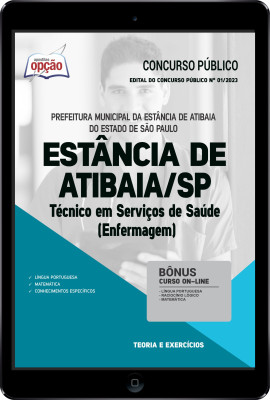 Apostila Prefeitura de Atibaia - SP em PDF - Técnico em Serviços de Saúde (Enfermagem)