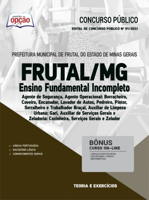 Apostila Prefeitura de Frutal - MG - Ensino Fundamental Incompleto