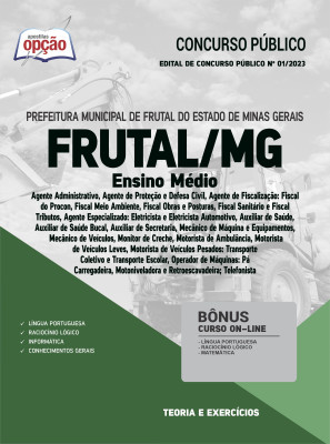 Apostila Prefeitura de Frutal - MG - Ensino Médio