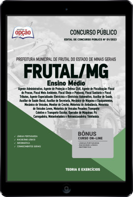 Apostila Prefeitura de Frutal - MG em PDF Ensino Médio