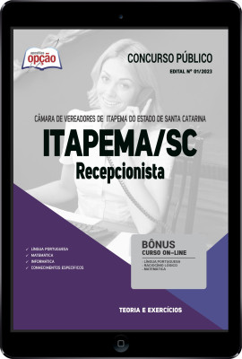 Apostila Câmara de Itapema - SC em PDF - Recepcionista