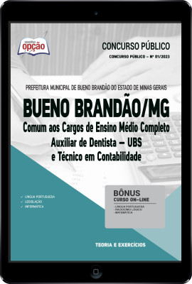 Apostila Prefeitura de Bueno Brandão - MG em PDF - Comum aos Cargos de Ensino Médio Completo