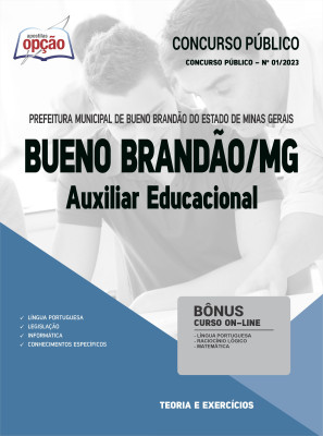 Apostila Prefeitura de Bueno Brandão - MG - Auxiliar Educacional