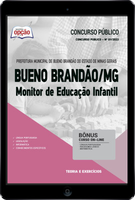 Apostila Prefeitura de Bueno Brandão - MG em PDF Monitor de Educação Infantil