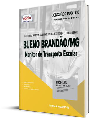 Apostila Prefeitura de Bueno Brandão - MG - Monitor de Transporte Escolar