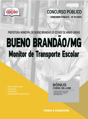 Apostila Prefeitura de Bueno Brandão - MG - Monitor de Transporte Escolar