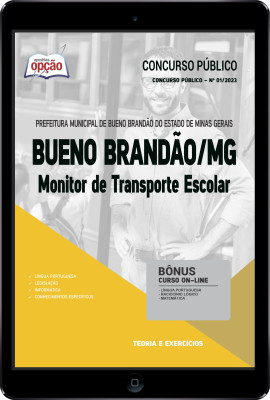 Apostila Prefeitura de Bueno Brandão - MG em PDF - Monitor de Transporte Escolar
