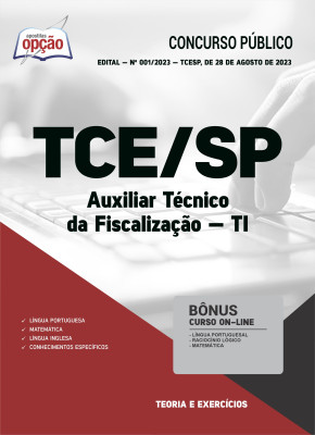 Apostila TCE-SP - Auxiliar Técnico da Fiscalização - TI