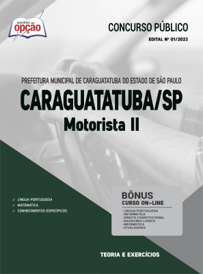 Apostila Prefeitura de Caraguatatuba - SP - Motorista II