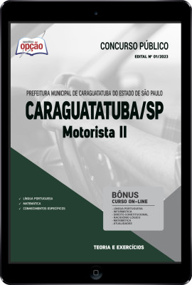 Apostila Prefeitura de Caraguatatuba - SP em PDF - Motorista II
