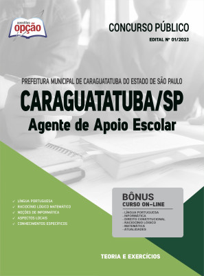 Apostila Prefeitura de Caraguatatuba - SP - Agente de Apoio Escolar