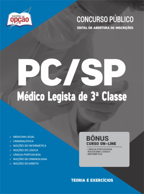 Apostila PC-SP - Médico Legista de 3ª Classe