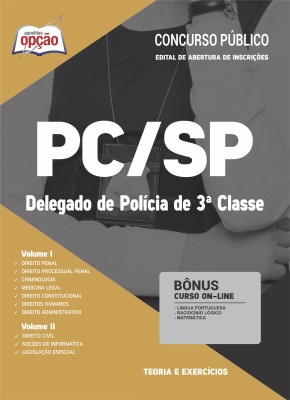 Apostila PC-SP - Delegado de Polícia de 3ª Classe