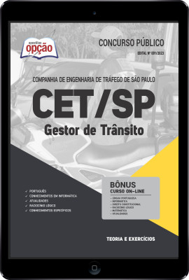 Apostila CET-SP em PDF - Gestor de Trânsito