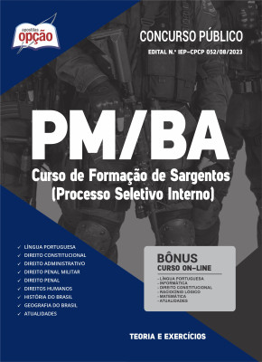 Apostila PM-BA - Curso de Formação de Sargentos (Processo Seletivo Interno)
