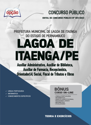 Apostila Prefeitura de Lagoa de Itaenga - PE - Comum Médio