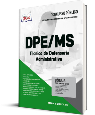 Apostila DPE-MS - Técnico de Defensoria - Administrativa