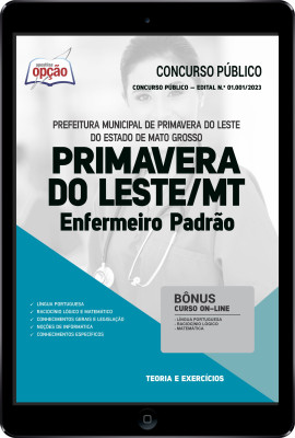 Apostila Prefeitura de Primavera do Leste - MT em PDF - Enfermeiro Padrão