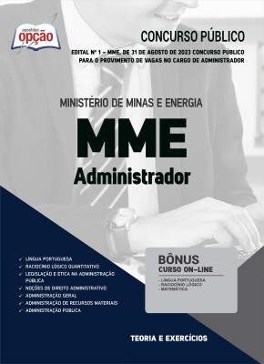 Apostila MME (Ministério de Minas e Energia) - Administrador