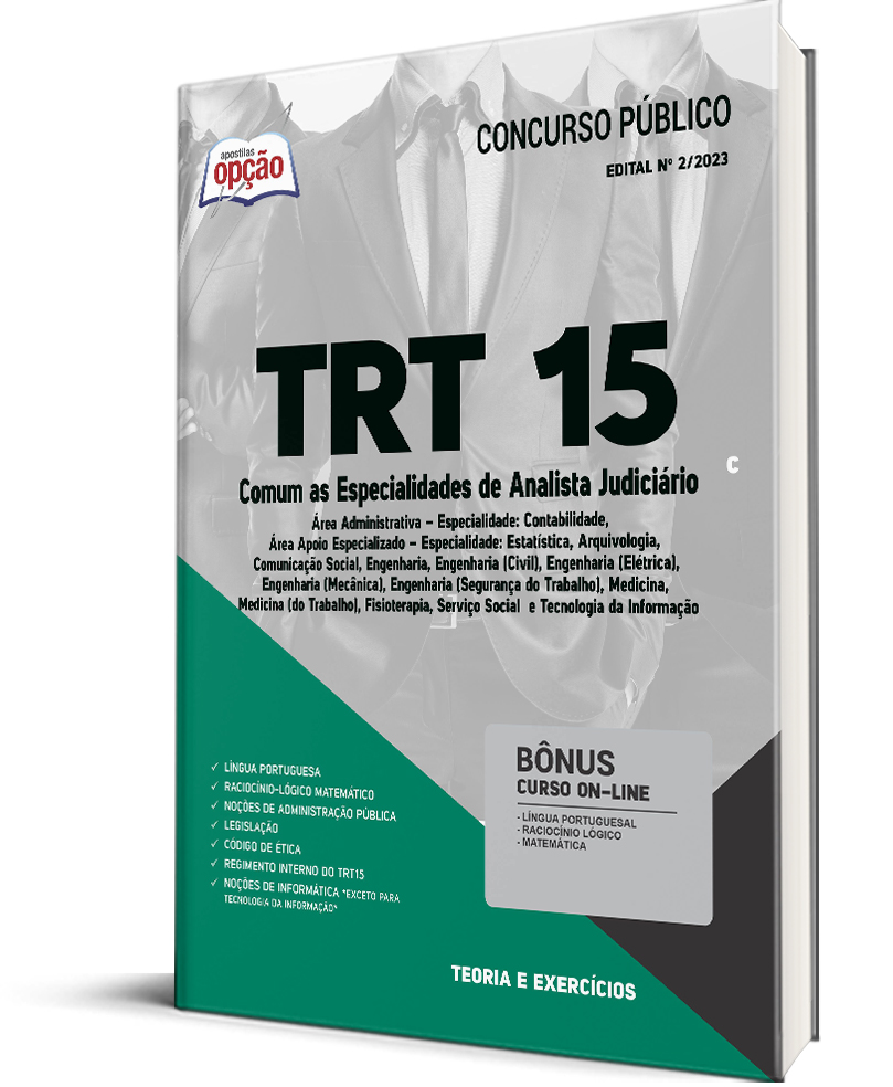 TRT-15ª Região - Analista Judiciário – Tecnologia da Informação - Professor  Gabriel Pacheco