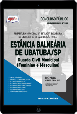 Apostila Prefeitura de Ubatuba - SP em PDF - Guarda Civil Municipal (Feminino e Masculino)