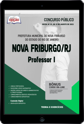 Apostila Prefeitura de Nova Friburgo - RJ em PDF - Professor I