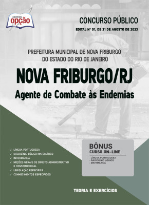 Apostila Prefeitura de Nova Friburgo - RJ - Agente de Combate às Endemias