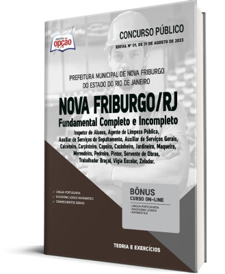 Apostila Prefeitura de Nova Friburgo - RJ - Fundamental Completo e Incompleto