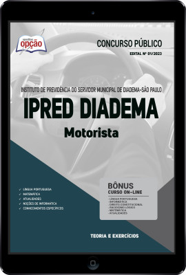 Apostila IPRED Diadema - SP em PDF - Motorista
