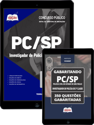 Combo Digital PC-SP - Investigador de Polícia de 3ª Classe