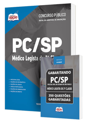 Combo Impresso PC-SP - Médico Legista de 3ª Classe