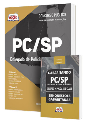 Combo Impresso PC-SP - Delegado de Polícia de 3ª Classe