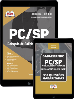 Combo Digital PC-SP - Delegado de Polícia de 3ª Classe