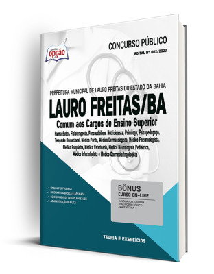 Apostila Prefeitura de Lauro de Freitas - BA - Comum aos Cargos de Ensino Superior