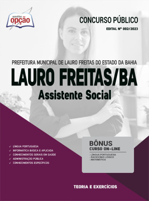 Apostila Prefeitura de Lauro de Freitas - BA - Assistente Social (Edital 002)