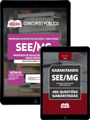 Combo Digital SEE-MG - Professor de Educação Básica (PEB) - Língua Inglesa