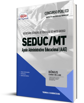 Apostila SEDUC-MT - Apoio Administrativo Educacional (AAE)