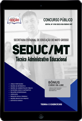Apostila SEDUC-MT em PDF - Técnico Administrativo Educacional