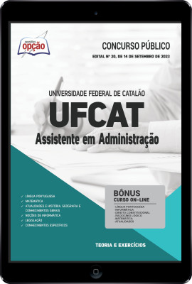 Apostila UFCAT em PDF - Assistente em Administração