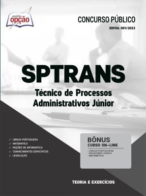 Apostila SPTrans - Técnico de Processos Administrativos Júnior