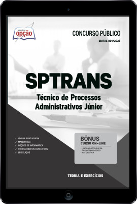 Apostila SPTrans em PDF - Técnico de Processos Administrativos Júnior 2023