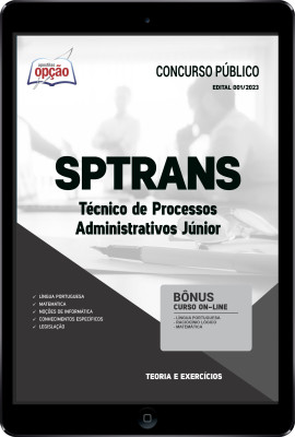 Apostila SPTrans em PDF - Técnico de Processos Administrativos Júnior