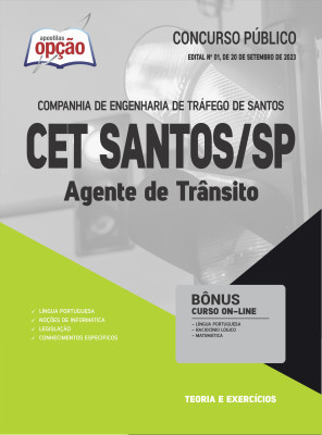 Apostila CET Santos - SP - Agente de Trânsito