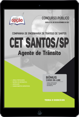 Apostila CET Santos - SP em PDF - Agente de Trânsito