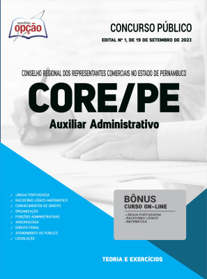 Apostila CORE-PE - Auxiliar Administrativo