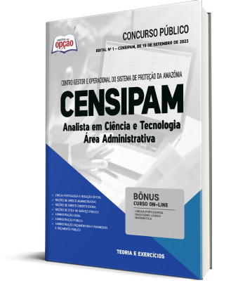 Apostila CENSIPAM - Analista em Ciência e Tecnologia - Área Administrativa