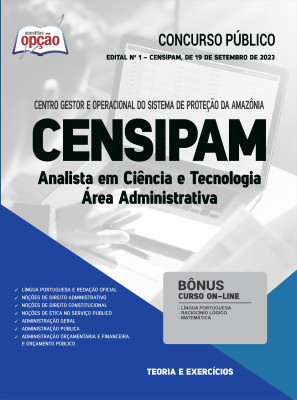 Apostila CENSIPAM - Analista em Ciência e Tecnologia - Área Administrativa