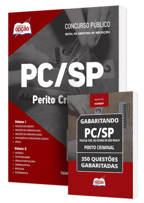 Combo Impresso PC-SP Perito Criminal