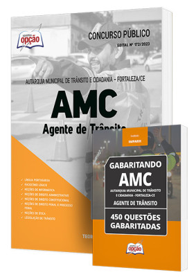 Combo Impresso AMC Fortaleza - CE - Agente de Trânsito